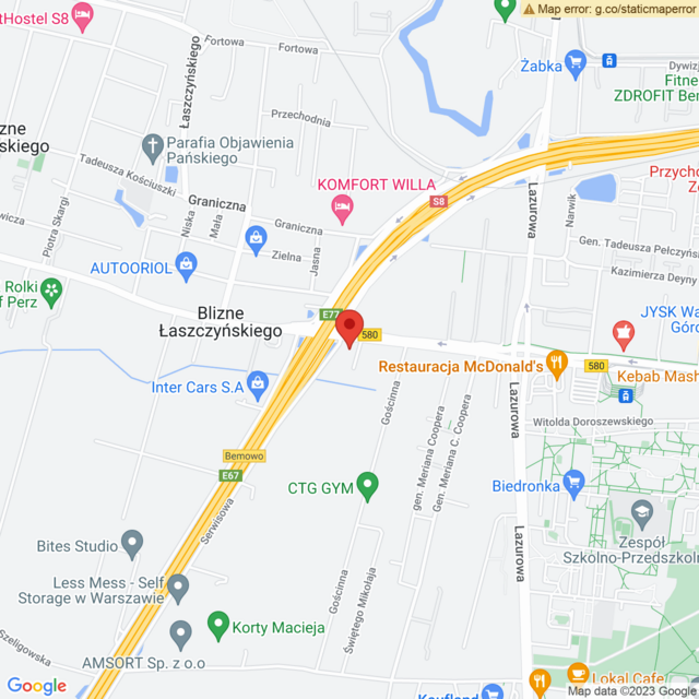 Lokalizacja Toyota Professional Bemowo